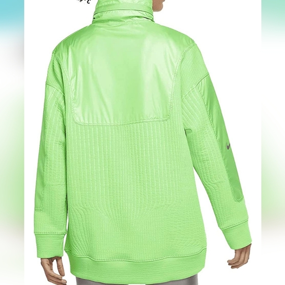Nike City Ready 1/4 Zip Training Jacket SzS Green - Picture 3 of 11